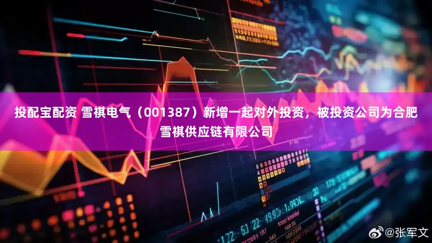 投配宝配资 雪祺电气（001387）新增一起对外投资，被投资公司为合肥雪祺供应链有限公司